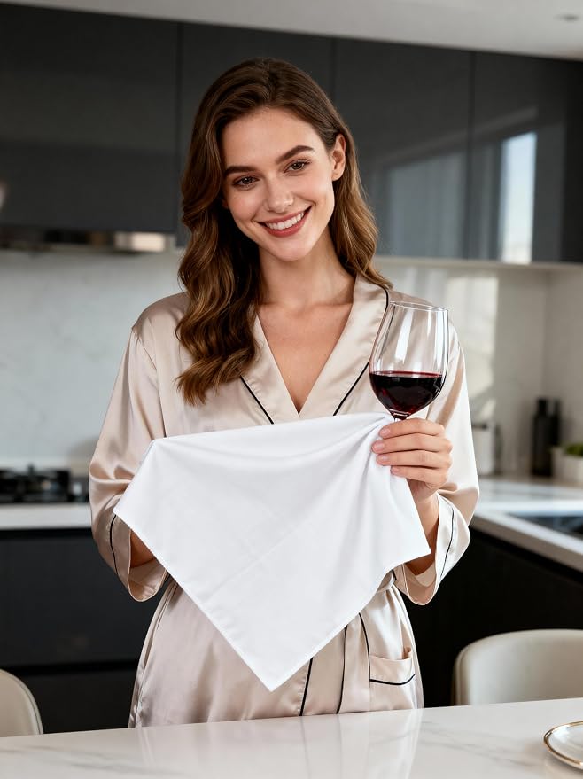 Mcsher Wine Glass Polishing Cloths, Microfiber Polishing Rags - Image 6