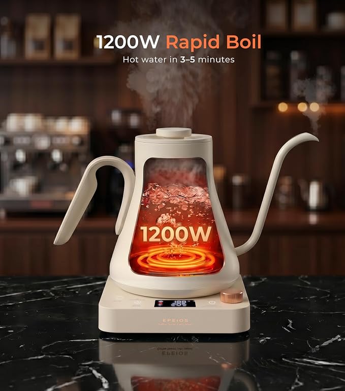 Epeios Electric Kettle, Gooseneck Electric Kettle - Image 4