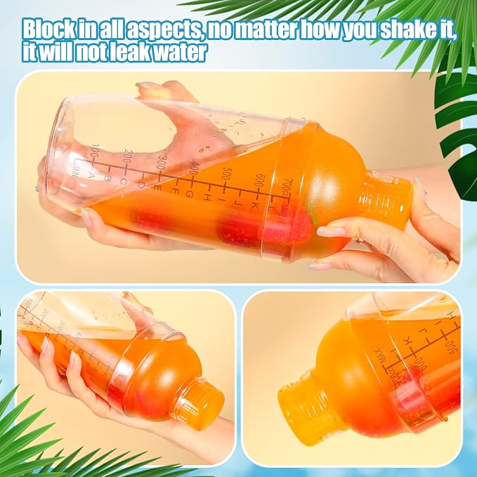 Lallisa 12 Pcs Plastic Cocktail Shaker Drink Mixer - Image 4