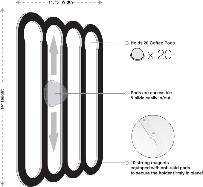 Demi's Home Magnetic Coffee Pod Holder - Image 2