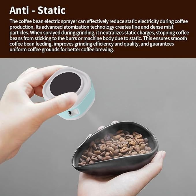 Agatige Coffee Bean Spray Bottle, Portable Refillable Rechargeable Espresso - Image 3