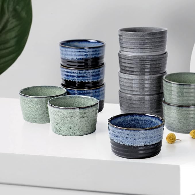 UNICASA Ramekin Set of 2, 8 oz Creme Brulee Ramekins, Oven Safe Baking Set - Image 7