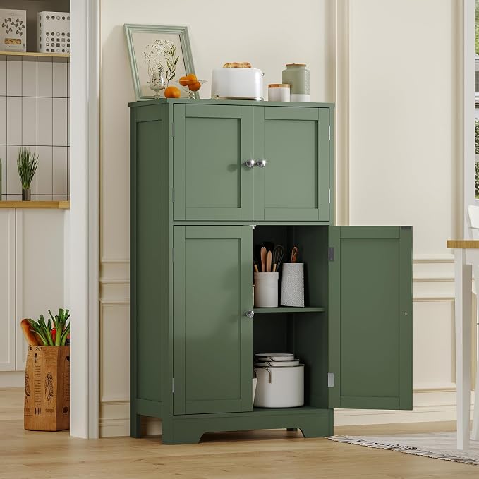 TEENFON Bathroom Storage Cabinet, Bathroom Cabinet - Image 2