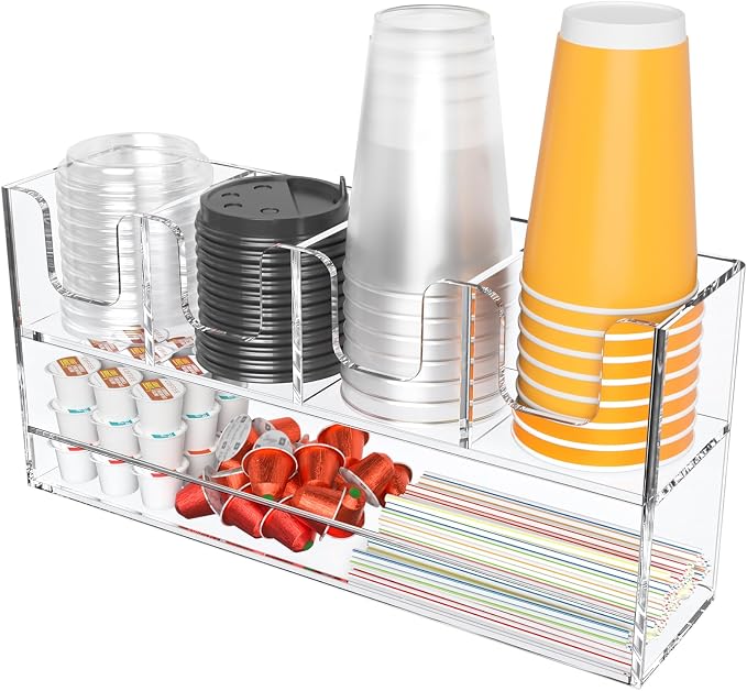 Beego 5-Compartment Cup Holder for Countertop by beegoofficial