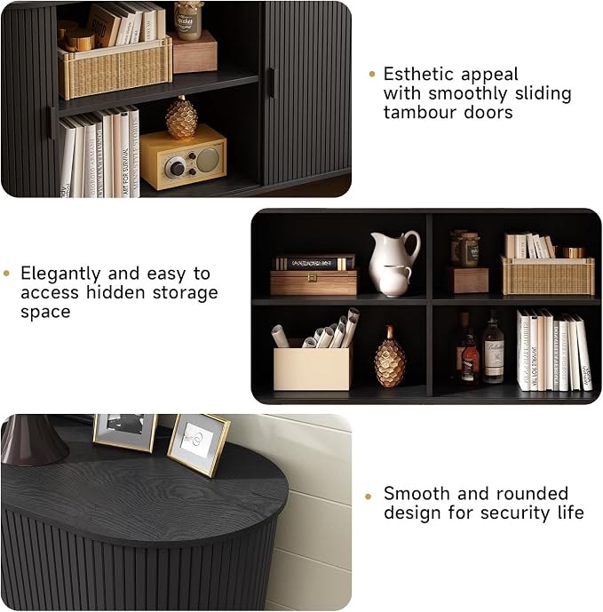 ONBRILL 63" Sideboard Buffet Cabinet - Image 5
