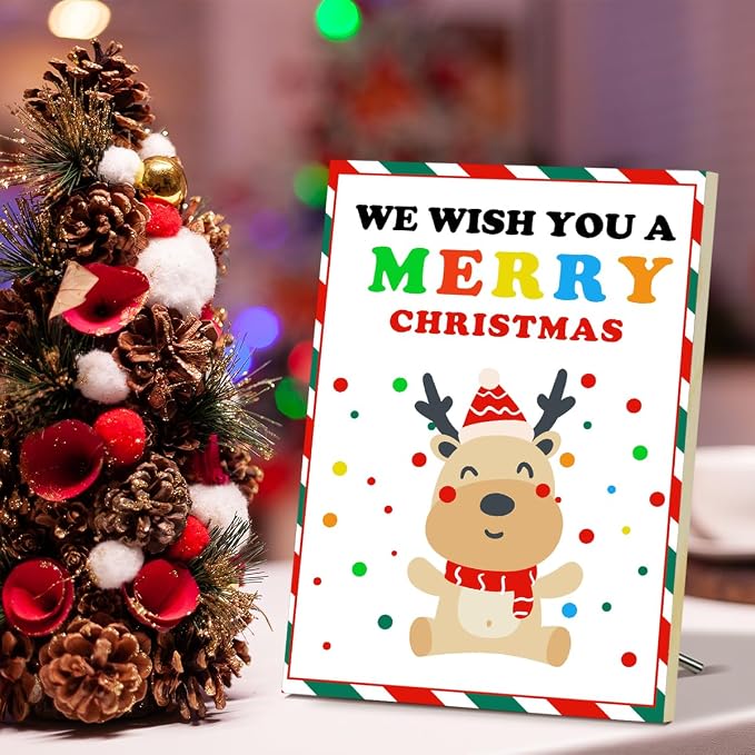 We Wish You A Merry Christmas Sign - Image 4
