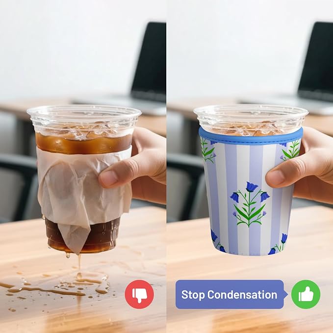 Iced Coffee Sleeve Reusable Cup Sleeves - Image 4