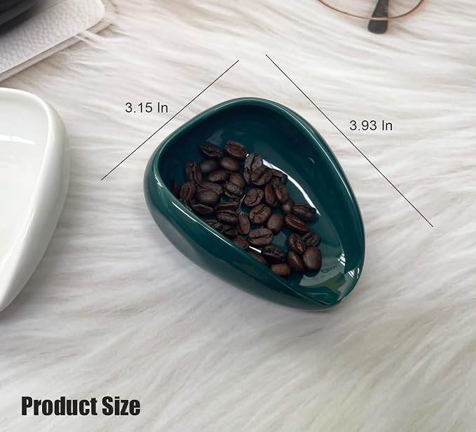Newly Upgraded Coffee Bean Dosing Cup, Ceramic Dosing Dish - Image 4