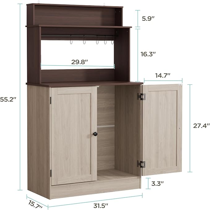 MHOM Farmhouse Bar Cabinet - Image 2