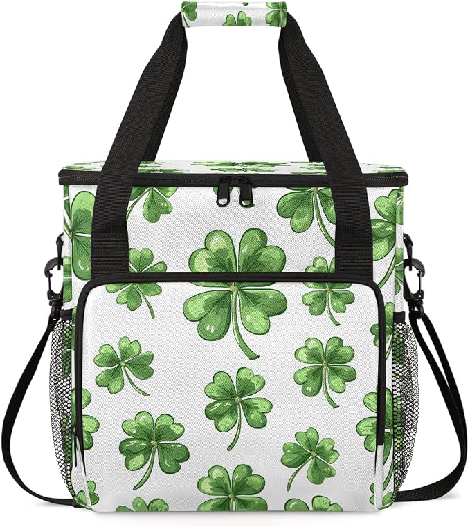 St Patrick's Day Coffee Maker Travel Bag, Portable Storage Tote Bag by Cmizedevise