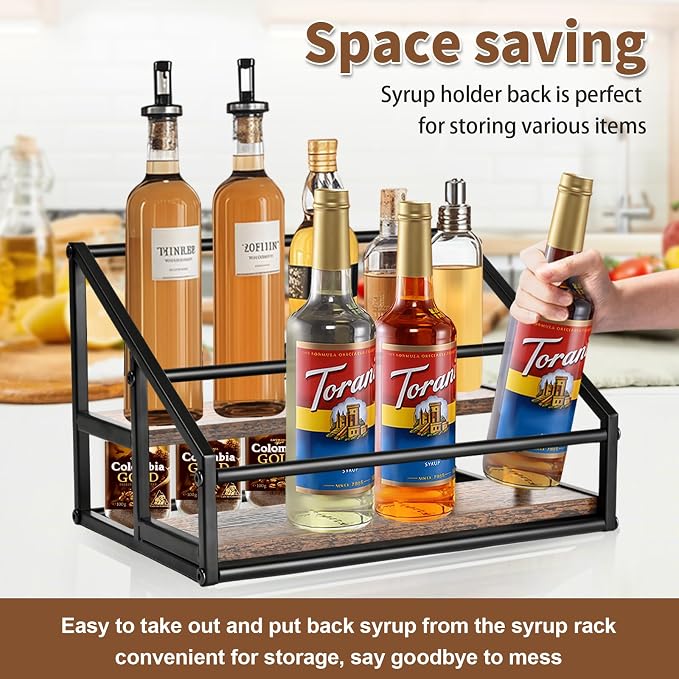 YQBRAO 2-Tier Coffee Syrup Organizer - Image 6
