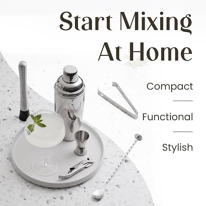 Modern Mixology 8-Piece Cocktail Shaker Set - Image 3