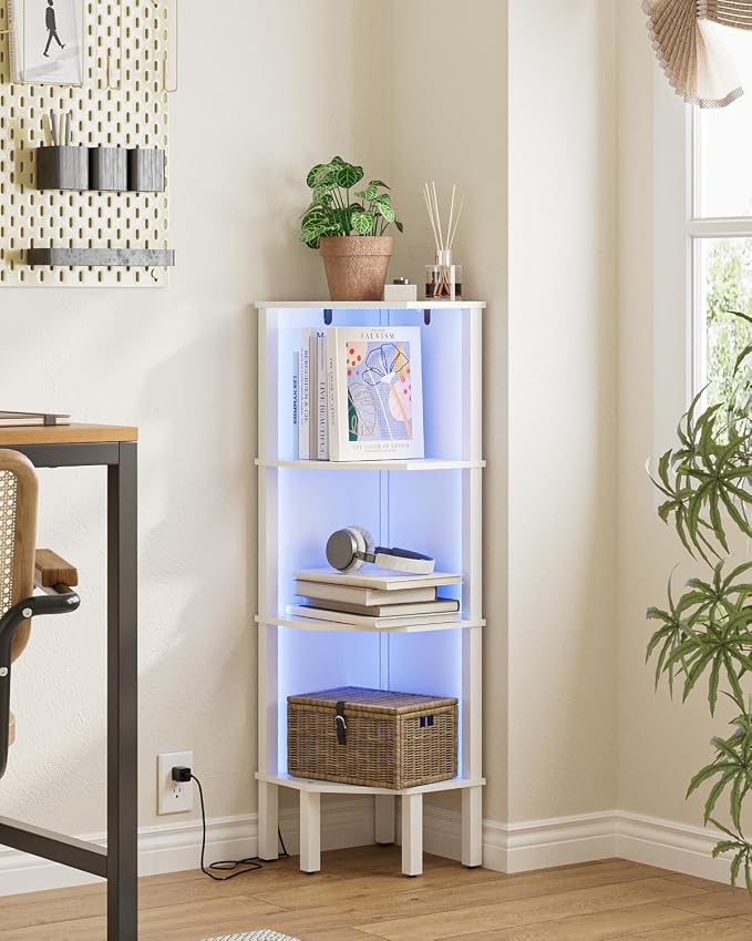 Corner Shelf Stand Corner Bookshelf - Image 3