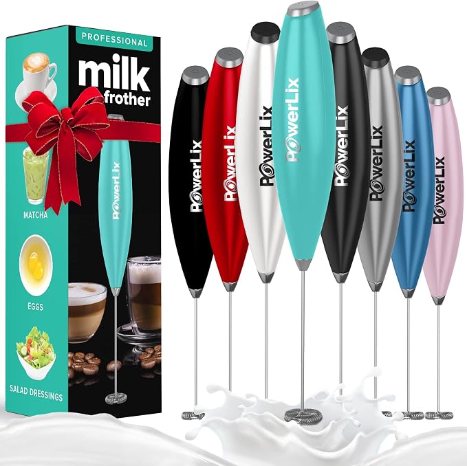 PowerLix Powerful Handheld Milk Frother by POWERLIX