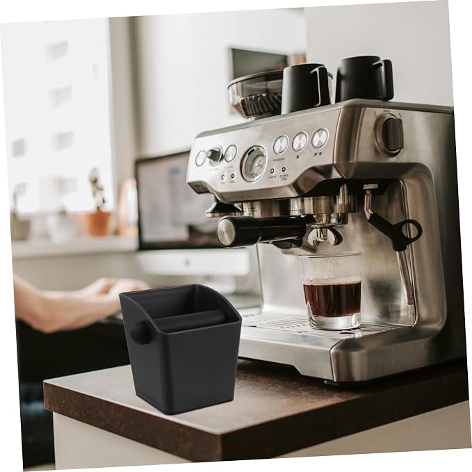 jojofuny Espresso Grounds Bucket Ground Chute Capacity Bin - Image 5