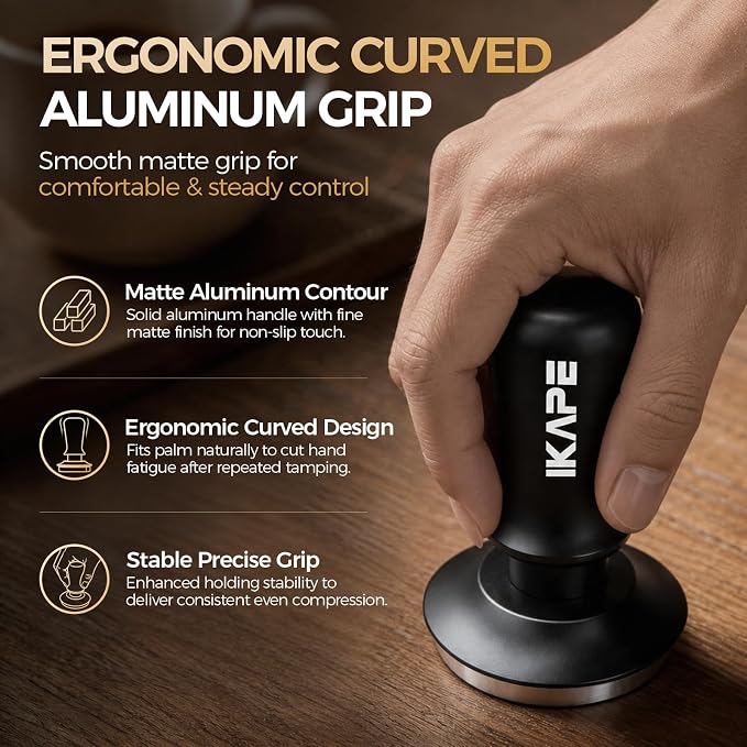 IKAPE 58mm Espresso Tamper, Premium Barista Coffee Tamper - Image 4