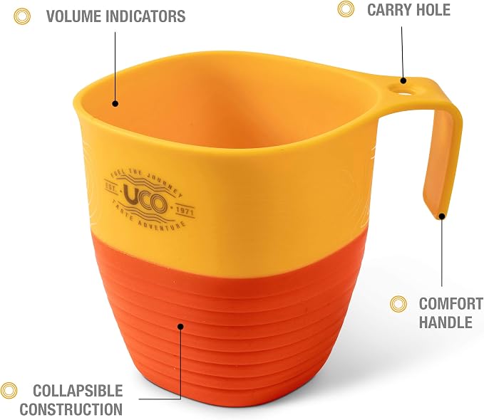 UCO Collapsible Camp Cup for Camping, Backpacking, and Hiking, 12 Ounces - Image 3
