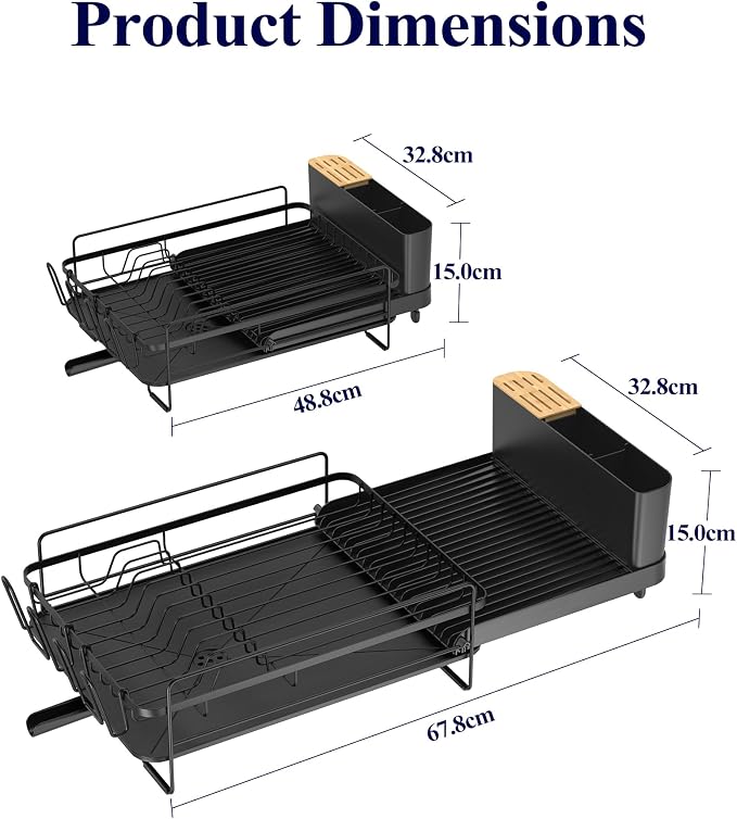 Kitsure Large Dish Drying Rack - Image 4