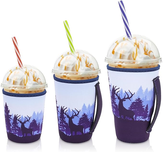 Iced Coffee Sleeve Insulator Sleeves by AJLTPA