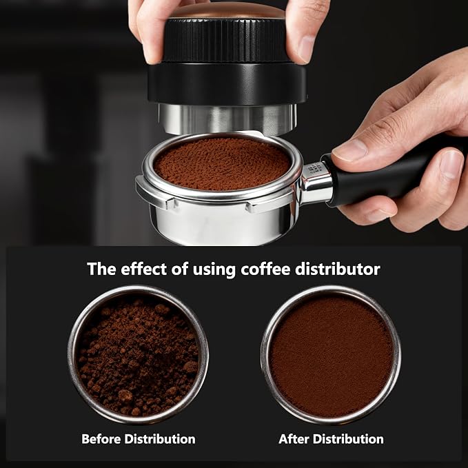 Y-Step 51mm Gravity Adaptive Espresso Distribution Tool, Coffee Distributor - Image 6
