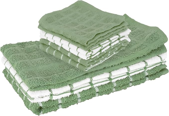 Ritz Premium 3-Pack Kitchen Towel & 6-Pack Dish Cloth Set by RITZ