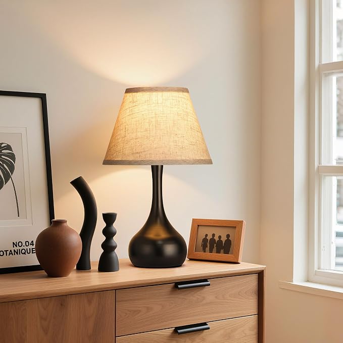 Touch Table Lamp for Bedroom Set of 2, 3-Way Dimmable Bedside Lamp for - Image 4