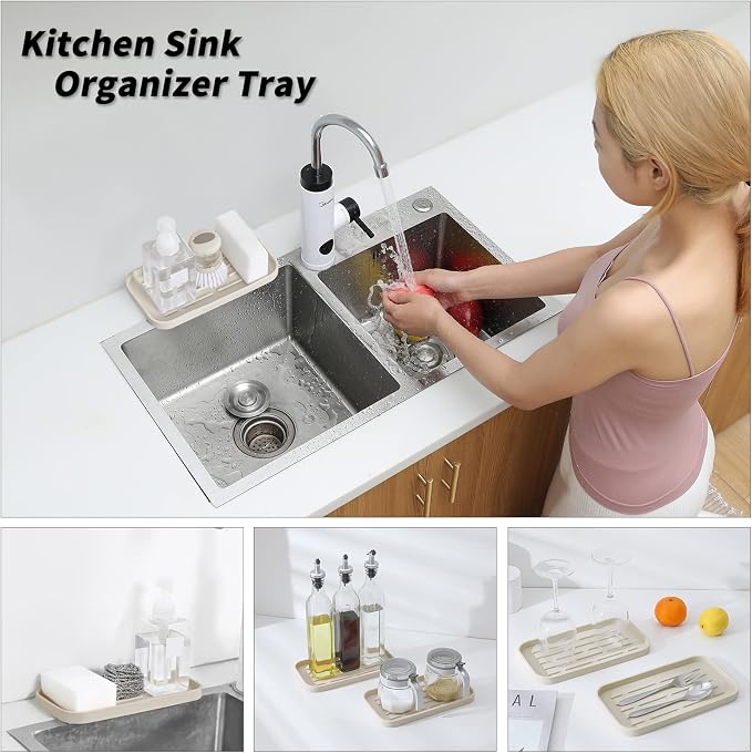 MicoYang Silicone Kitchen Sink Organizer Tray - Image 2