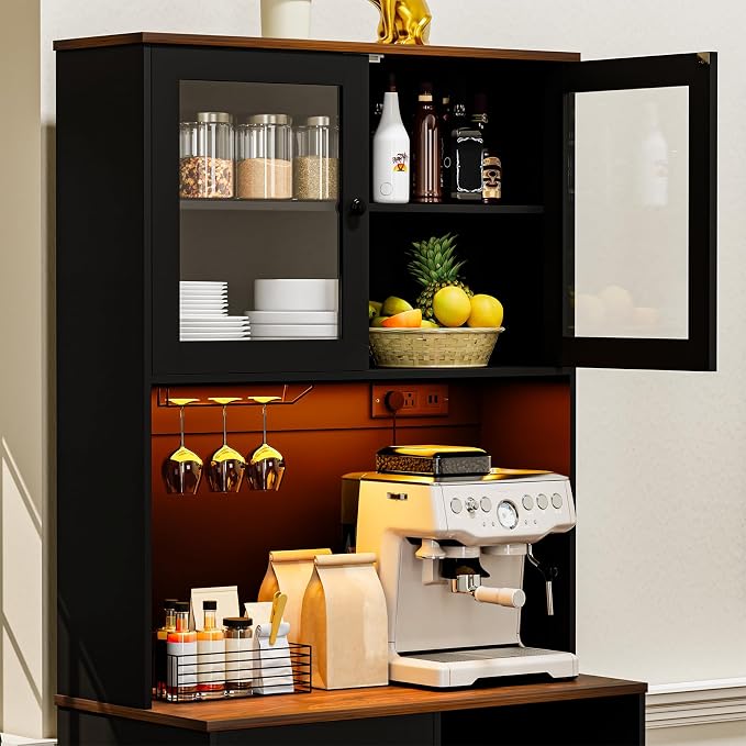 71‘’Kitchen Pantry Storage Cabinet - Image 4