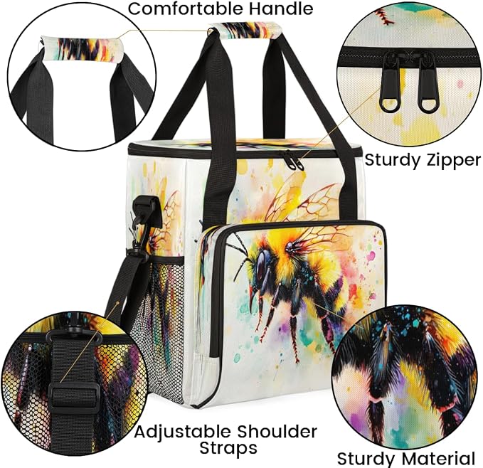 Bee Print Coffee Machine Bag Compatible - Image 6