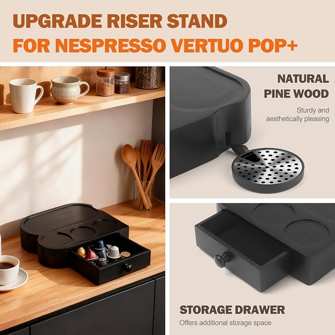 Riser Stand for Nespresso Vertuo Pop+, - Image 3