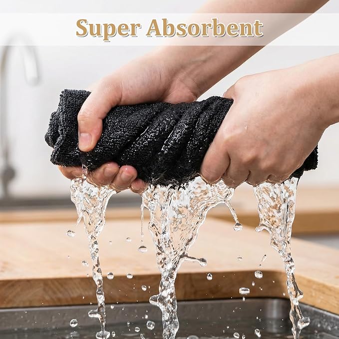 4 Pcs Barista Microfiber Cloths, Waffle Weave Microfiber Towel, Professional - Image 5