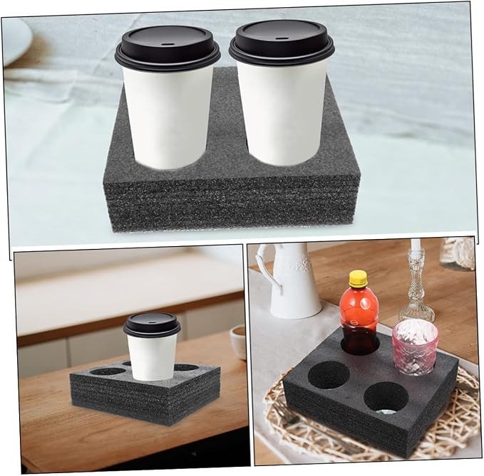 Baluue Foam Cup Carrier Tray 9.44In Food-Grade Foam – Secure Multiple Cup - Image 4