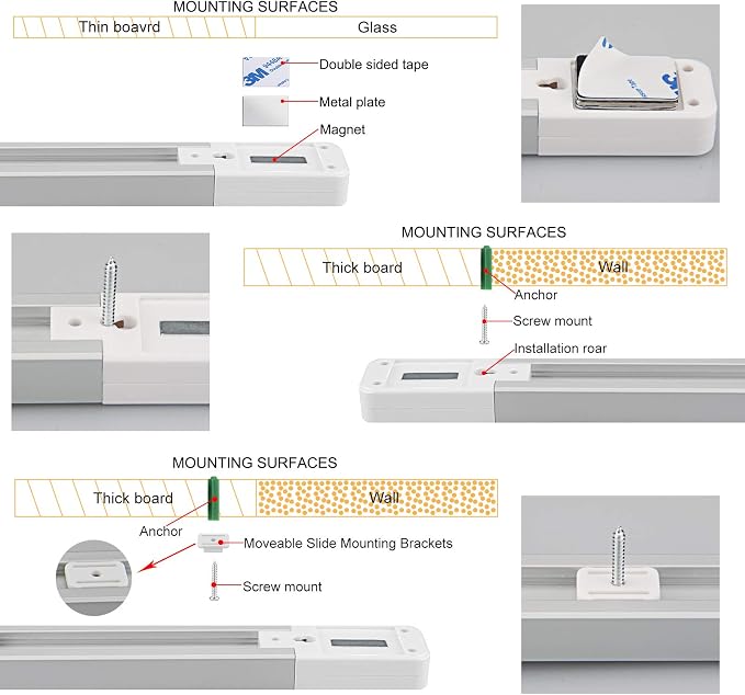 LUXSWAY Plug in Color Changing Led Bar Light, Led RGB Strip Light - Image 5