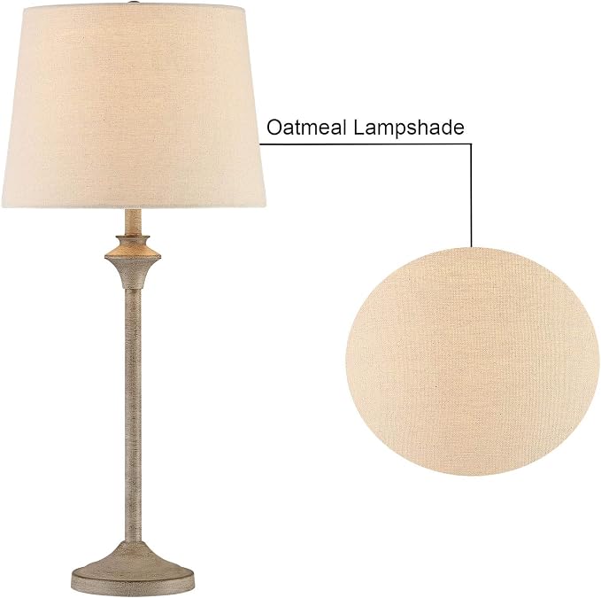 Maxax Farmhouse Buffet Table Lamps Set of 2 - Image 4