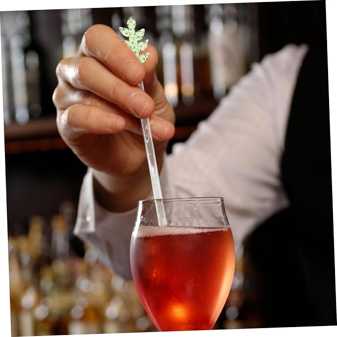 Ciieeo Stirring Rod Bar Drink Swizzle Stick Reusable Cocktail Mixing Tool - Image 2
