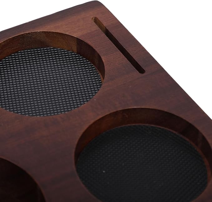 Elegant Walnut Finish Coffee Handler Station Equipment - Image 9