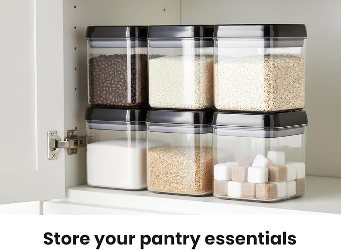 Felli Flip Tite Food Storage Container 5" LARGE Size Airtight Lid Lock Top - Image 2