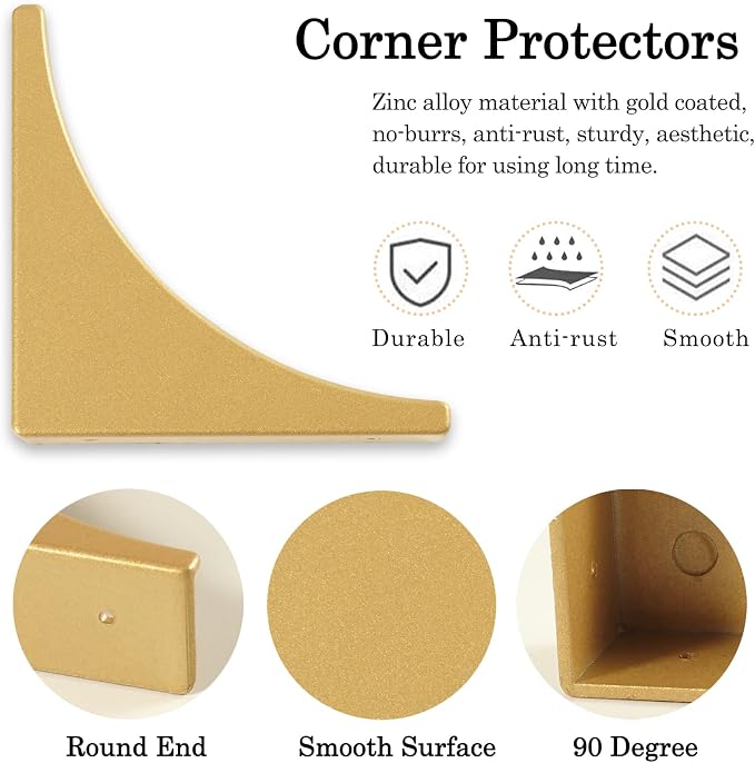 Gold Box Corner Protectors Metal - Image 4