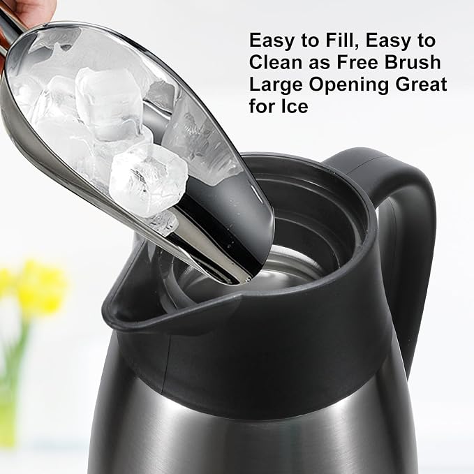 70 oz Thermal Coffee Carafe for keeping hot, Updated Carafe for hot liquid - Image 3
