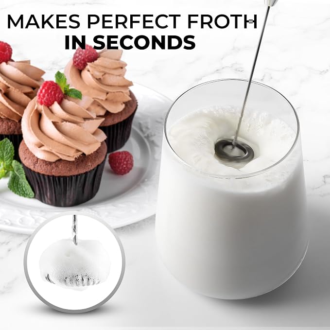 Zulay Powerful Milk Frother for Coffee - Image 2