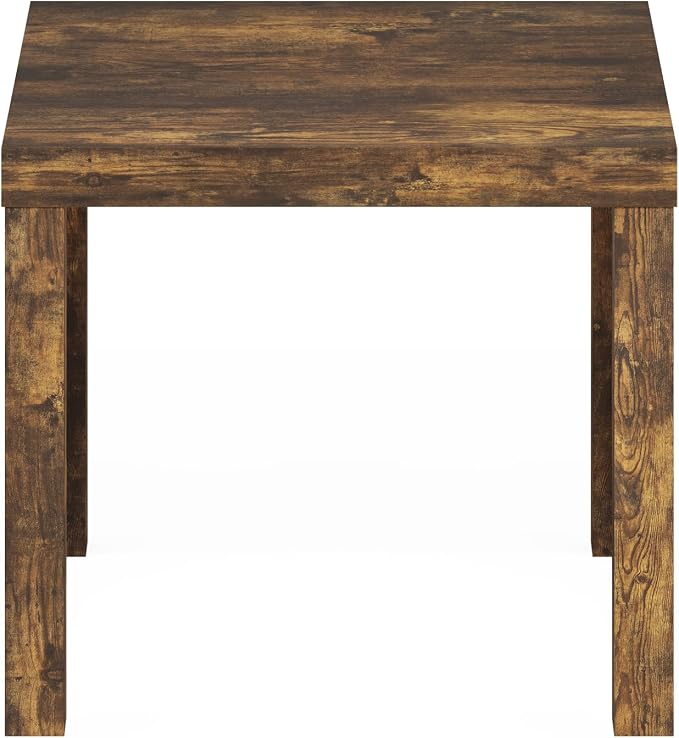 Furinno Classic Side Table, Square Modern End Table - Image 6