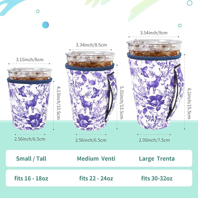 Iced Coffee Sleeve Insulator Sleeves - Image 2