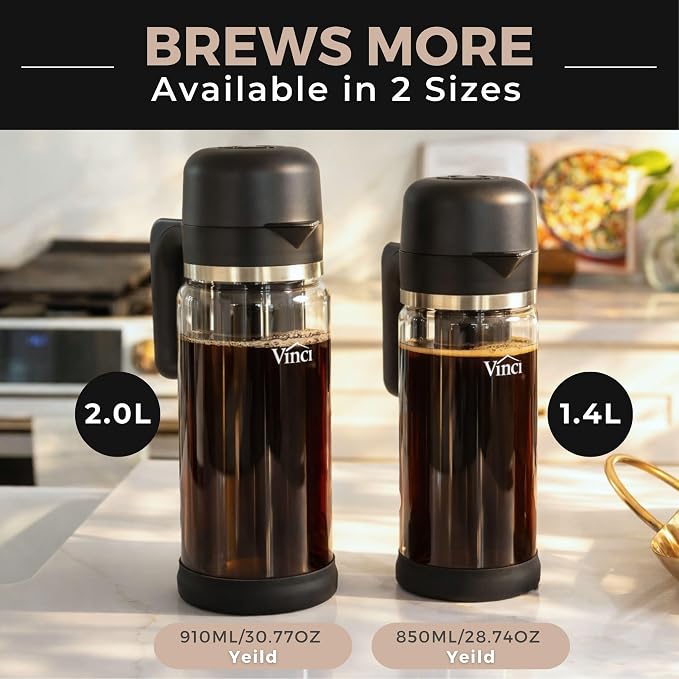 VINCI Express Cold Brew, Electric Cold Brew Coffee Maker in 10 Minutes - Image 6