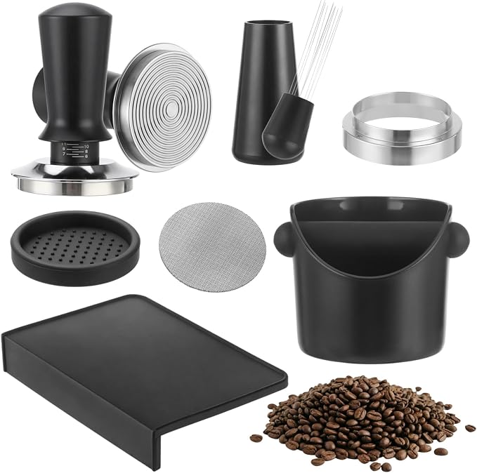 6 PCS Espresso Accessories Kit, 58mm Espresso Tool Kit | Coffee Tamper Set by Unknown