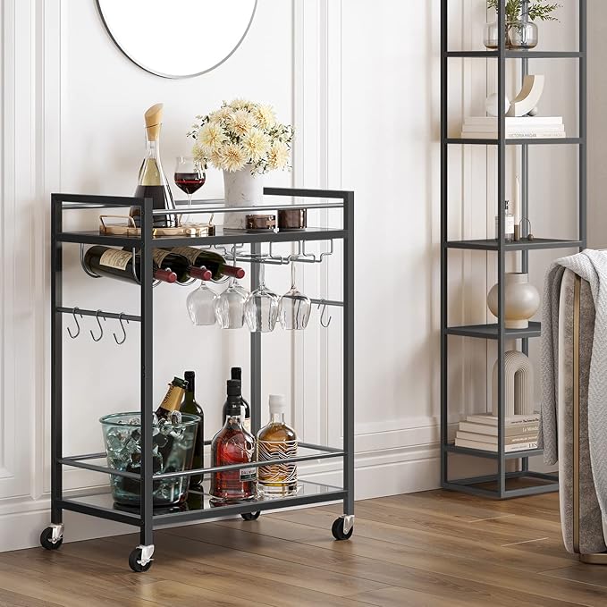 TUTOTAK Bar Cart, Serving Cart by ChoosetutotakFurnitureBuildYourCozyHome