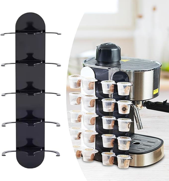 Coffee Capsule Storage Unit, Coffee Pad Dispenser, Shelf - Image 6