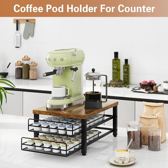 IBUYKE 2-Tier Coffee Pod Drawer Holder - Image 4