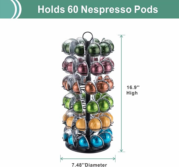 Vertuo Pod Holder 6 Tier for Vertuo Pod Holder Small for Vertuo Pod Stand - Image 2
