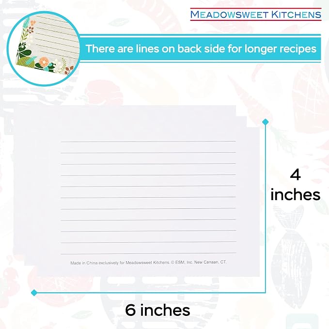 Meadowsweet Kitchens Recipe Card Set - Image 4