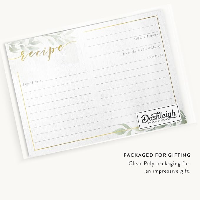 Dashleigh Farmhouse Greenery Recipe Cards - Image 4